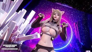 Mmd (G)I-Dle – Tomboy – Hot Kpop Dance, Ahri, Akali, Evelynn, Kaisa, League Of Legends Kda