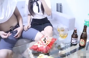 Pinay Pinainom ng Red Horse Tsaka Kinantot ng Kinantot