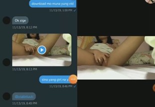 Ysabeluuh Finger Pussy Scandal, Ikinalat sa Messenger ni Pare