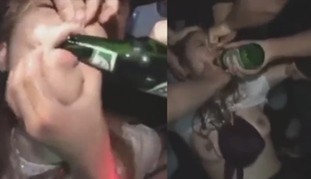 VIRAL Malupit na Orgy Party, Pinasok Ang Bote sa Pepe!