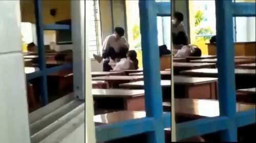 Viral Huli ng mga Sekyu ang isang Guro kinantot ang nobyang estudyante