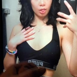 Cum tribute – Canadian Pinay Iceskater Kat – compilation