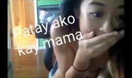 Huli si Ate nilalaro ang Puki gamit Vibrator at may KaVidjakol