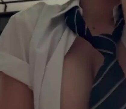 boobs bouncing sg xmm in school uniform