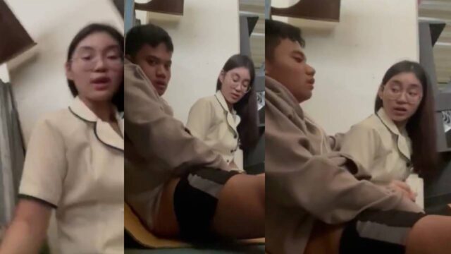 Sa gedli ng school nagpabigay ng ligaya si kolehiyala sa basketball player pinaynay Sex Scandals