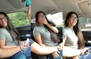 Pinasukan ng Vibrator si Pinsan habang nasa Road Trip