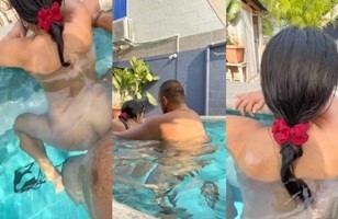 Pinay Binarurot ng Negro sa Pool