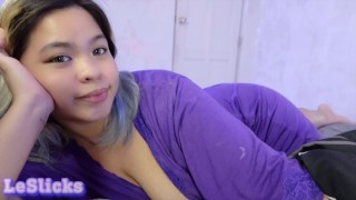 LE SLICKS – Horny Pinay Stepsis gets caught masturbating by Pinoy Stepbro and begs to keep a secret